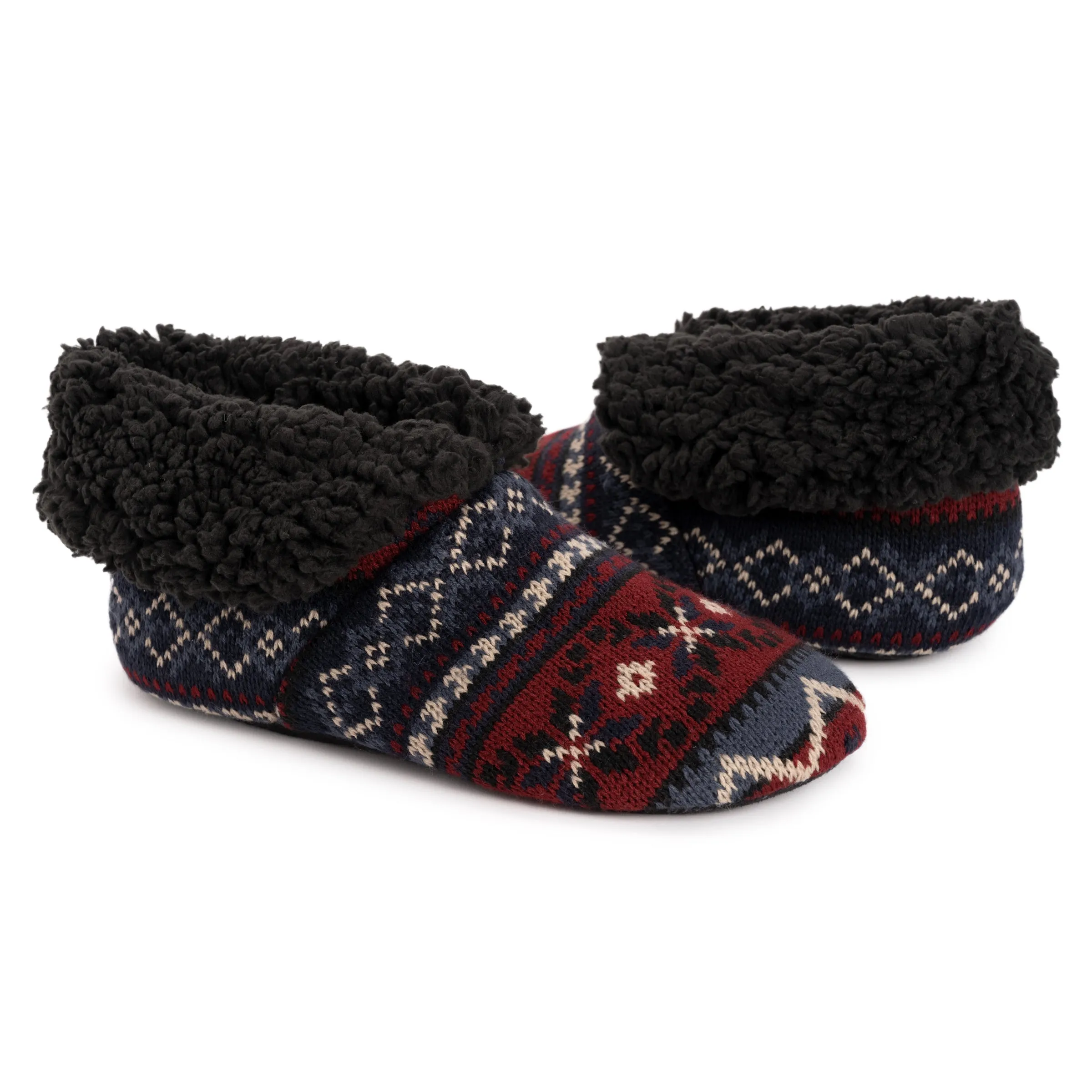 Men's Knit Slipper Booties