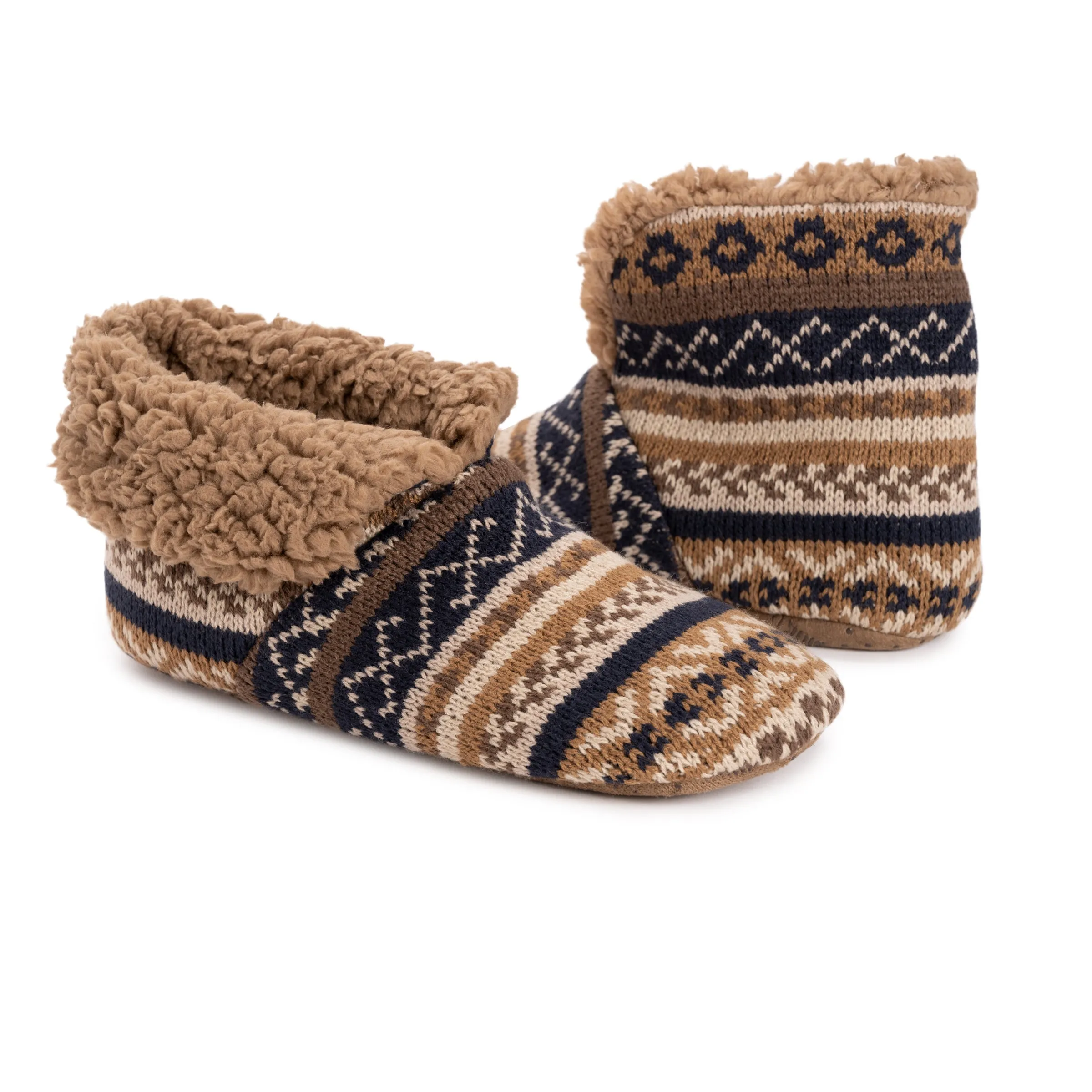 Men's Knit Slipper Booties