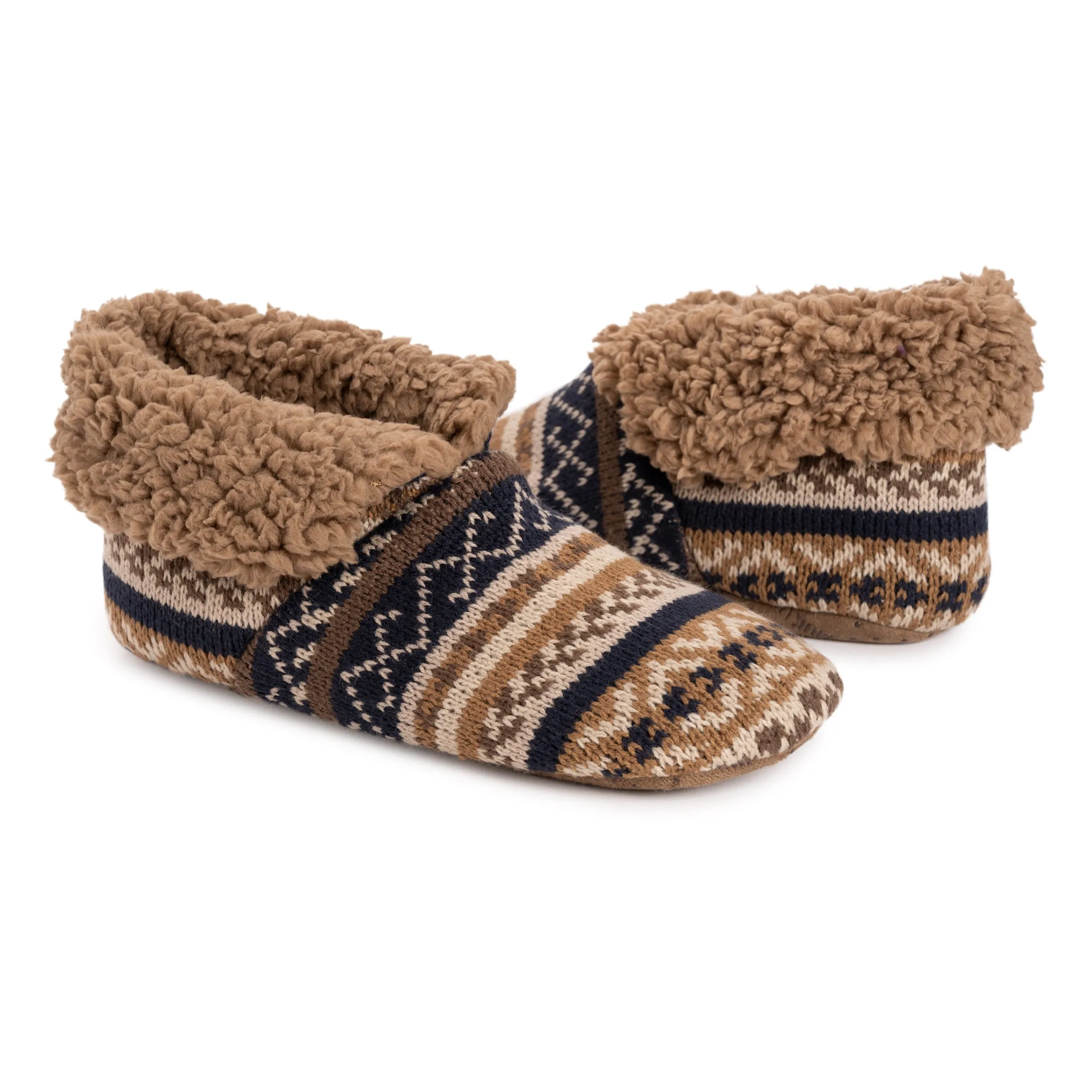 Men's Knit Slipper Booties