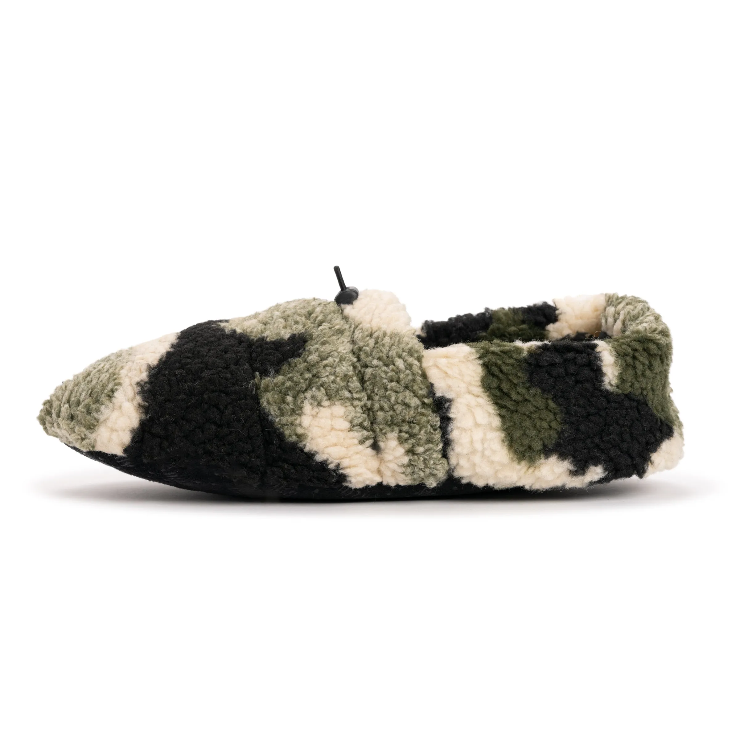 Men's Quilted Sherpa Toggle Bootie Slippers