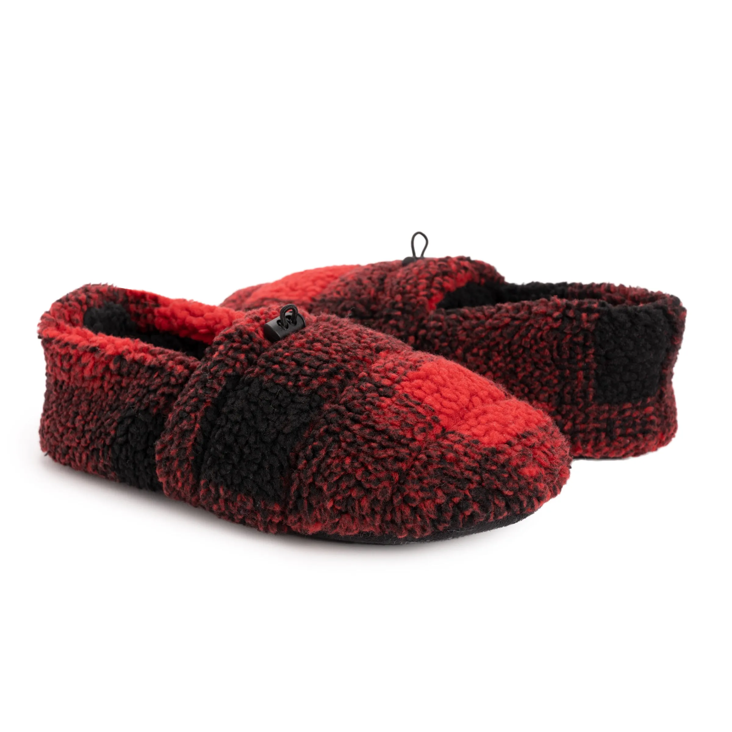 Men's Quilted Sherpa Toggle Bootie Slippers