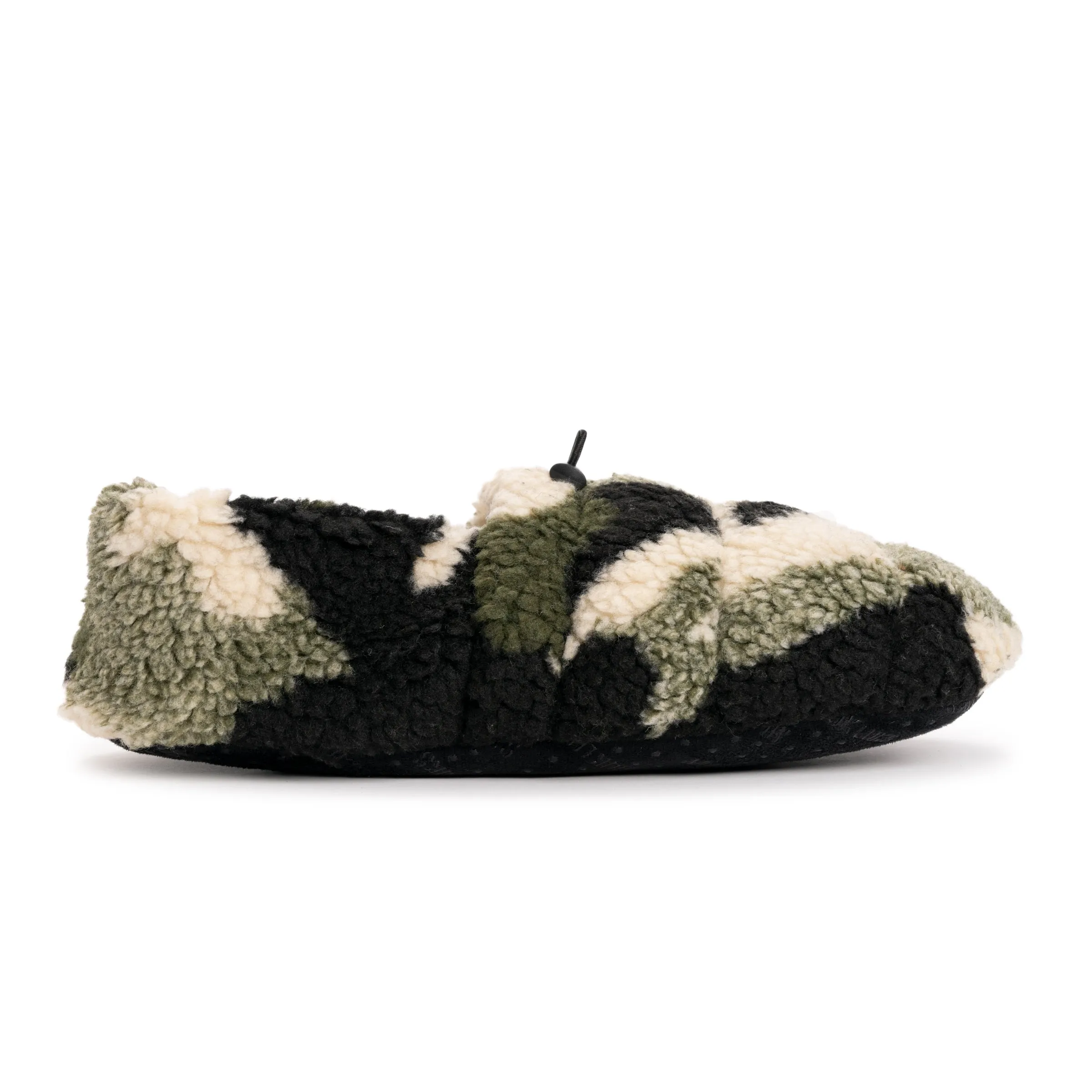 Men's Quilted Sherpa Toggle Bootie Slippers