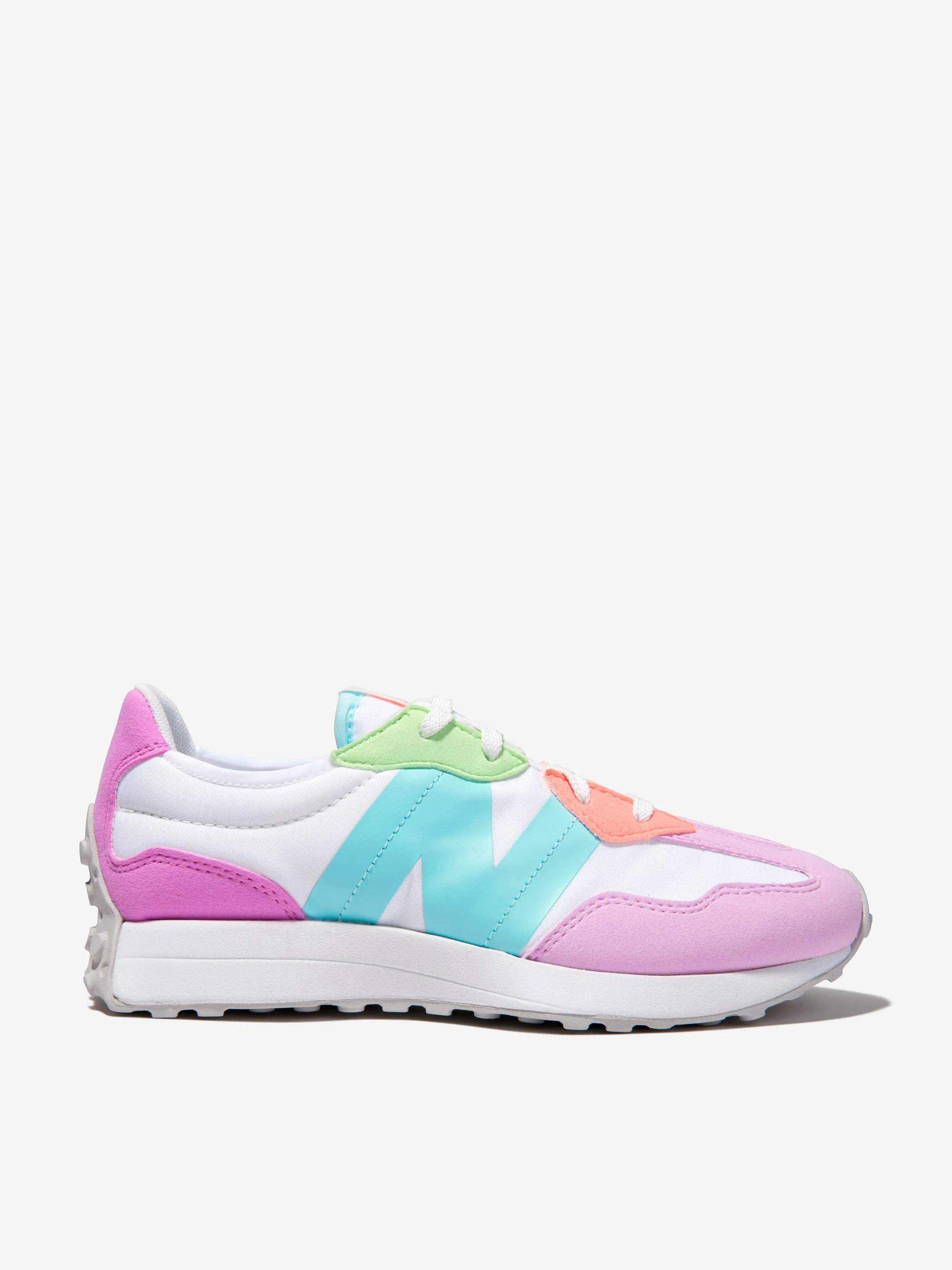 New Balance Girls 327 Logo Trainers in Multicolour