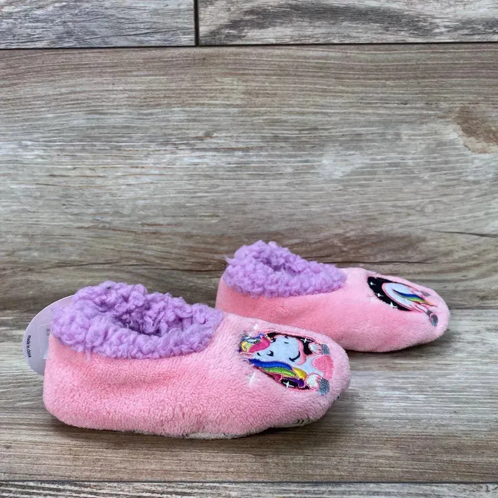 NEW Snoozies Patch Pals Slippers sz 5c/6c