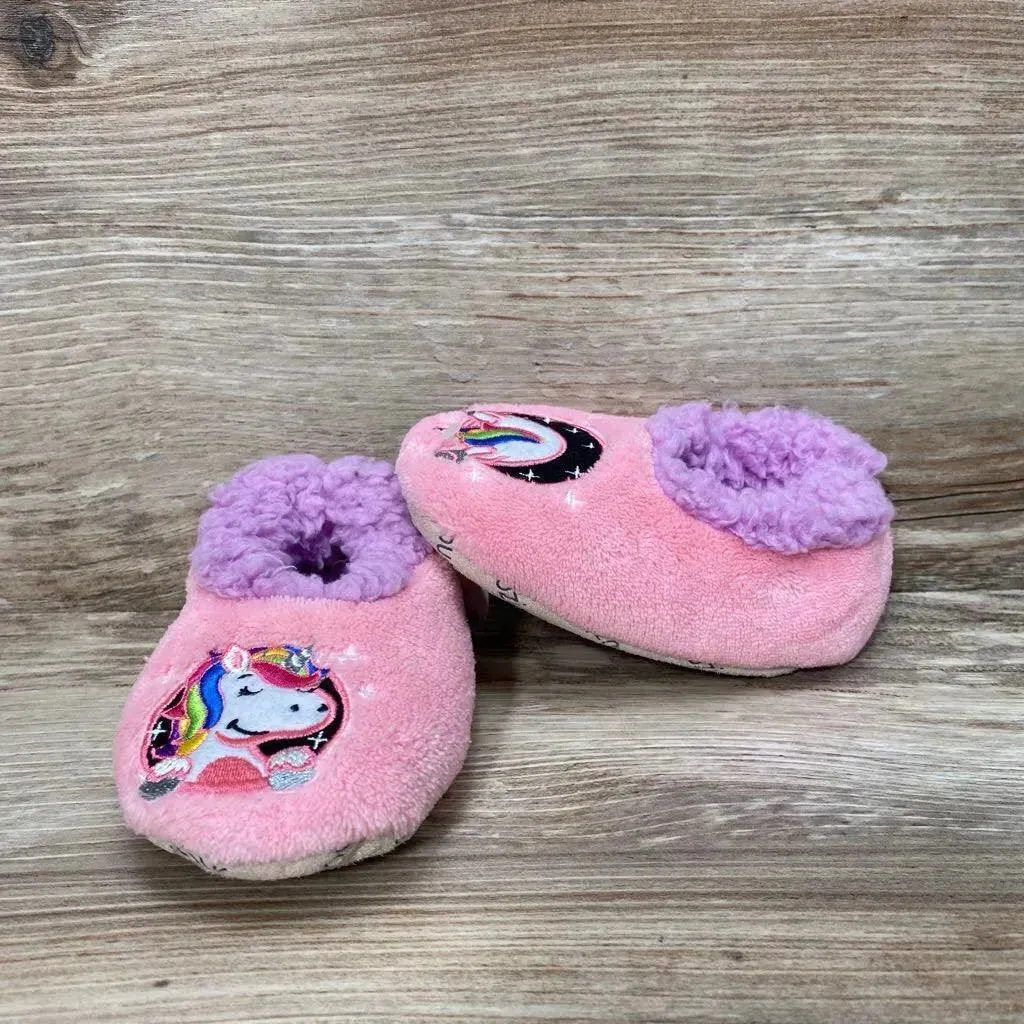 NEW Snoozies Patch Pals Slippers sz 5c/6c