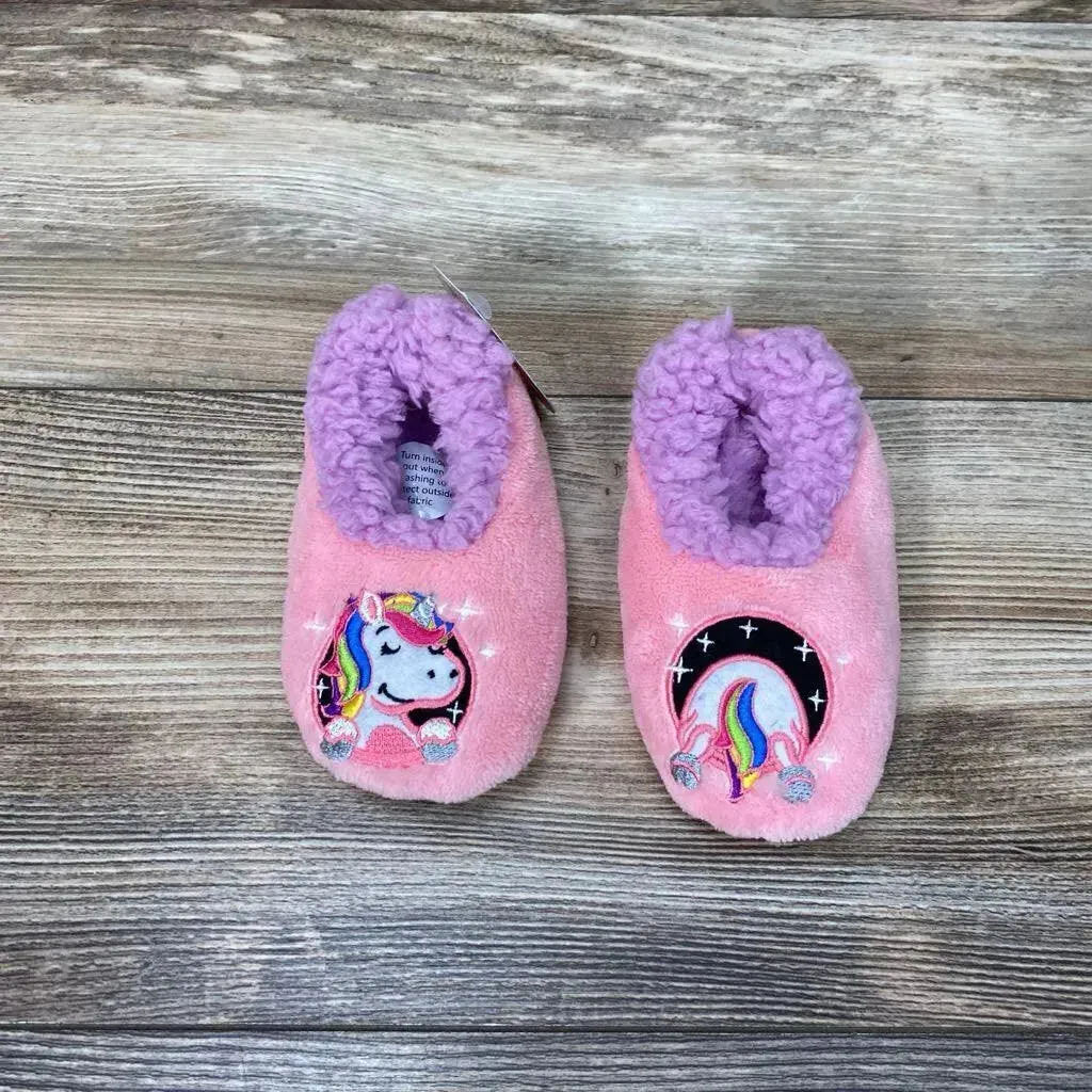 NEW Snoozies Patch Pals Slippers sz 5c/6c