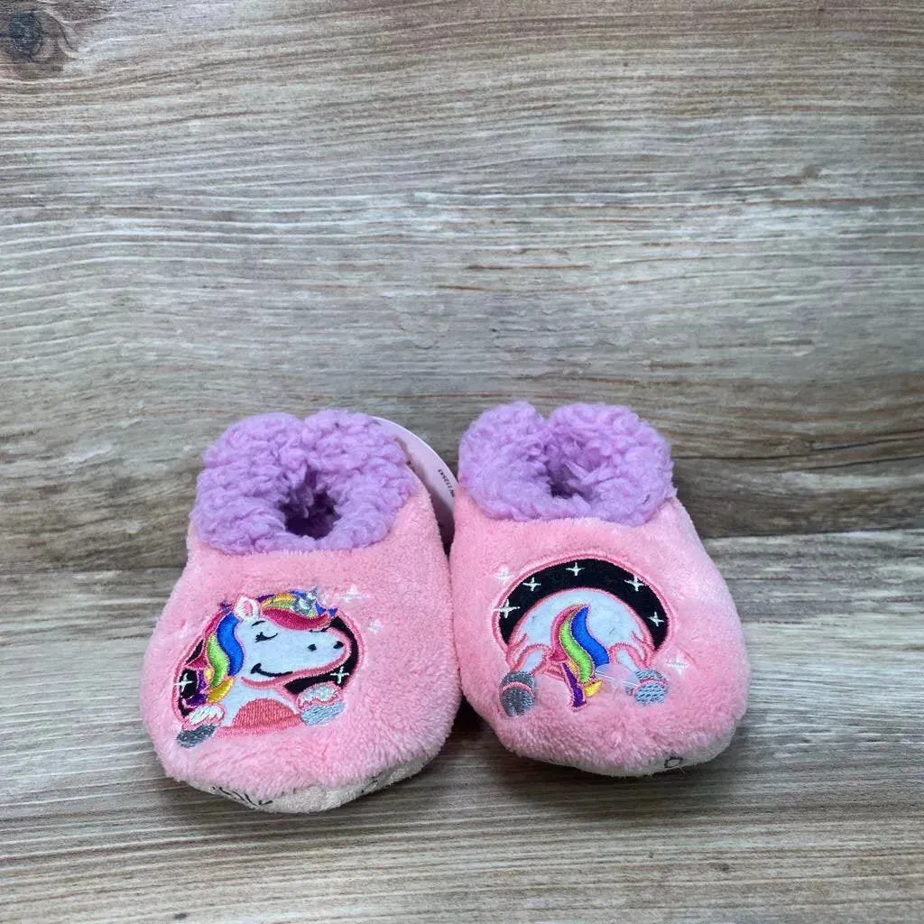 NEW Snoozies Patch Pals Slippers sz 5c/6c