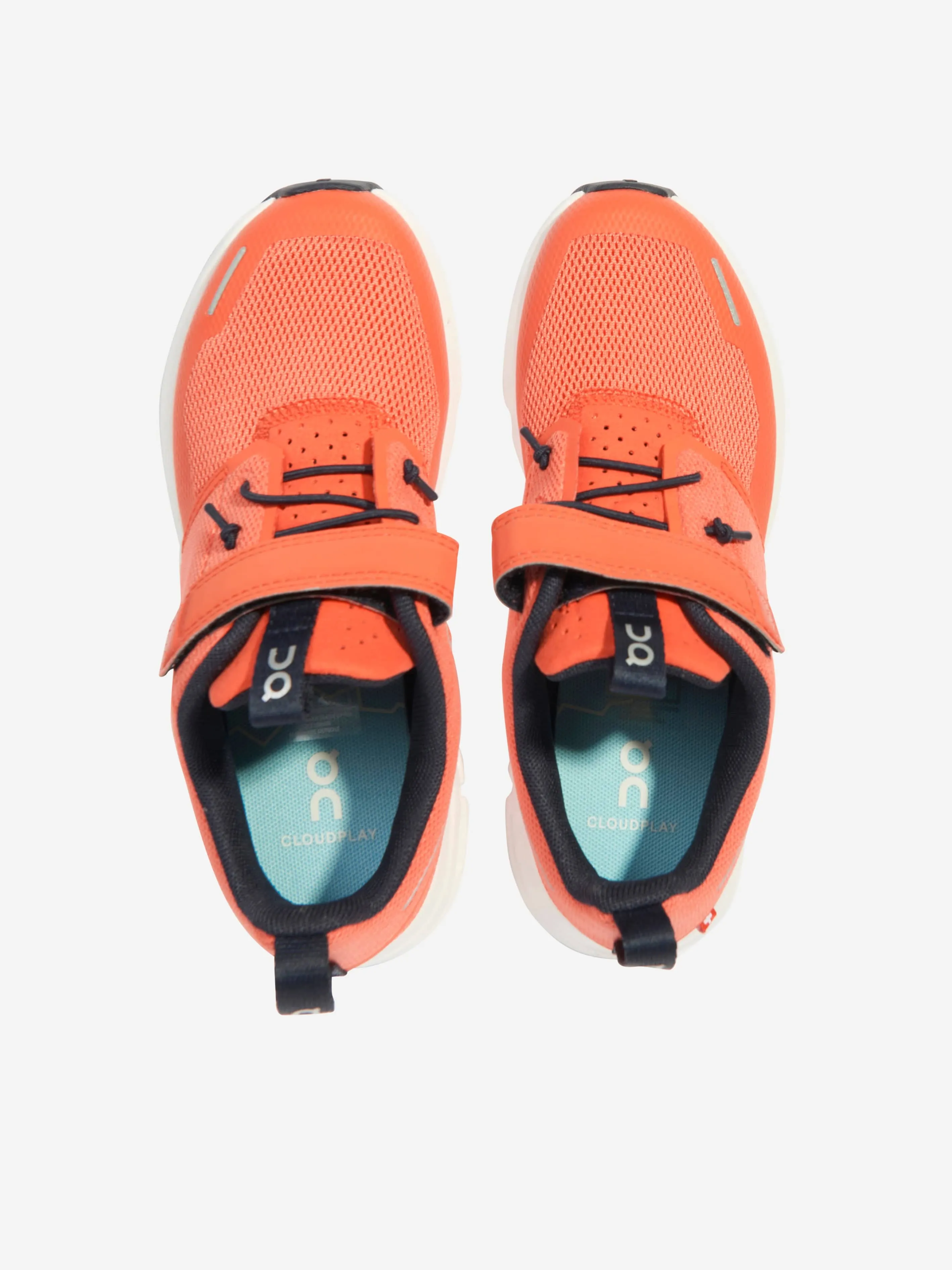 On Running Kids Cloud Play Trainers in Orange