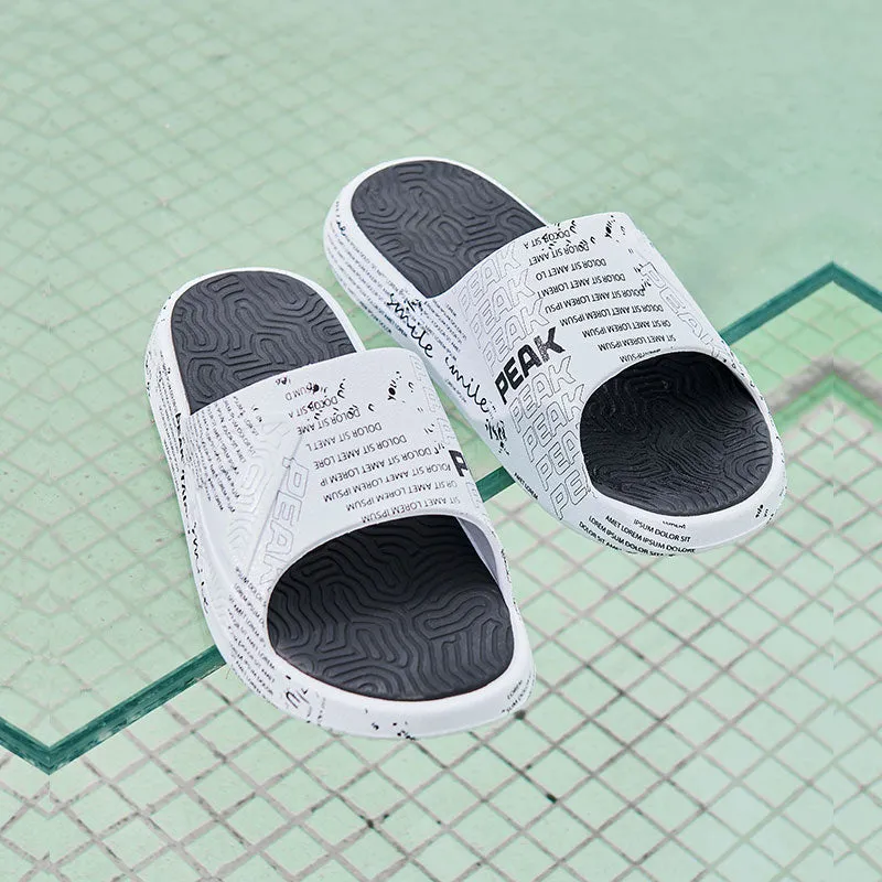 PEAK Men's Taichi Slides 1.0 - White/Black