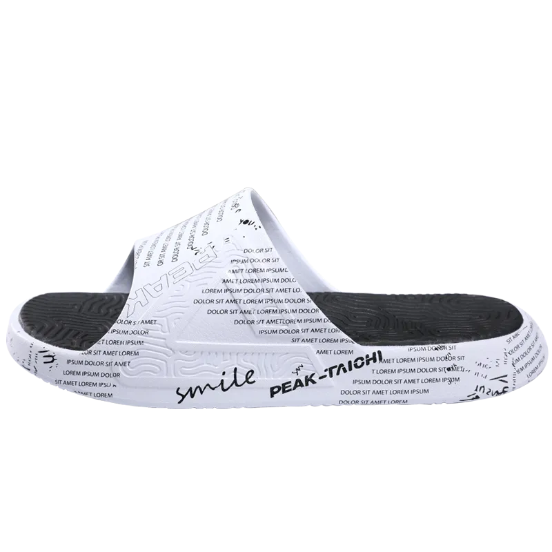 PEAK Men's Taichi Slides 1.0 - White/Black