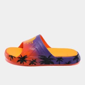 PEAK Men's Taichi Slides - Orange Red/Mid Purple