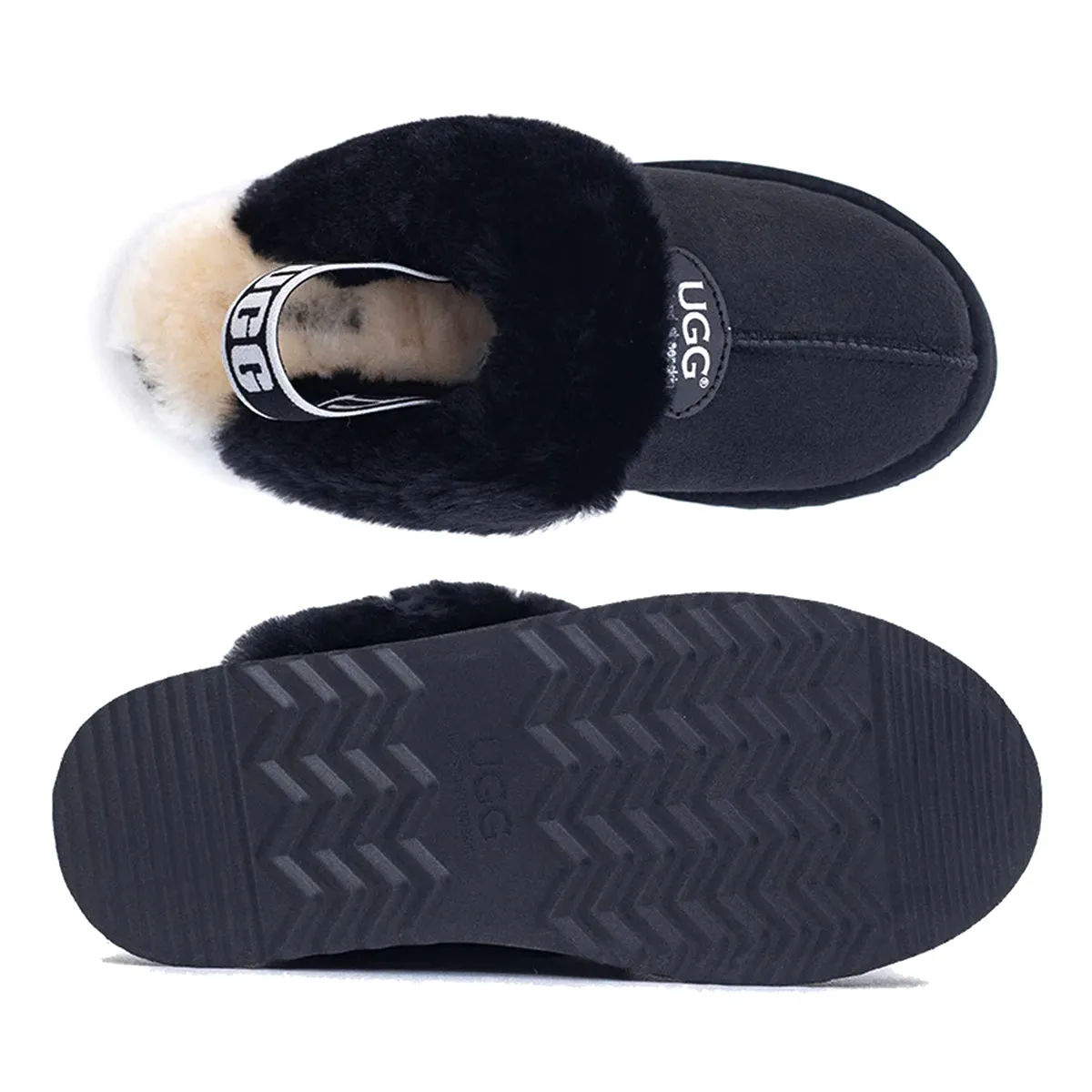 Platform Strap UGG Slippers