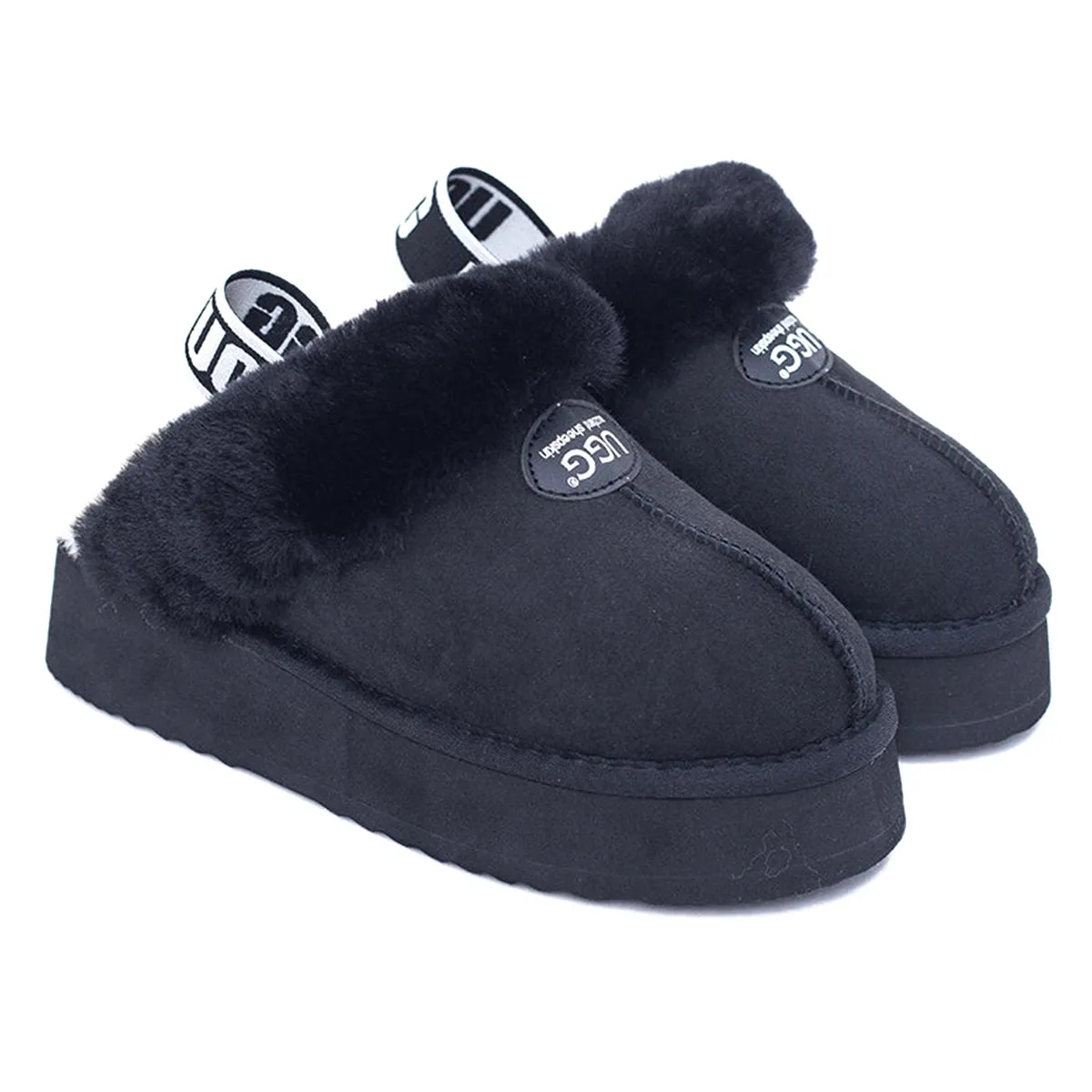 Platform Strap UGG Slippers