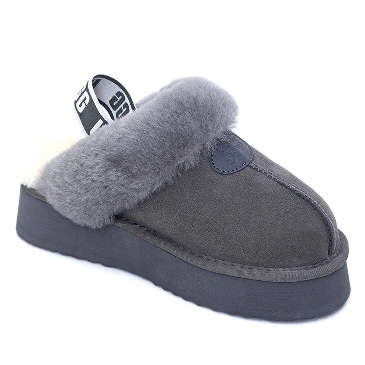 Platform Strap UGG Slippers