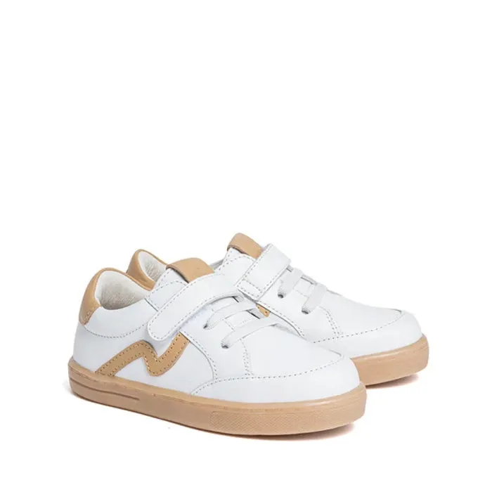 Pretty Brave XO Trainer White Tan Camel