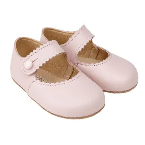 "Emma" Pink Leather Shoes