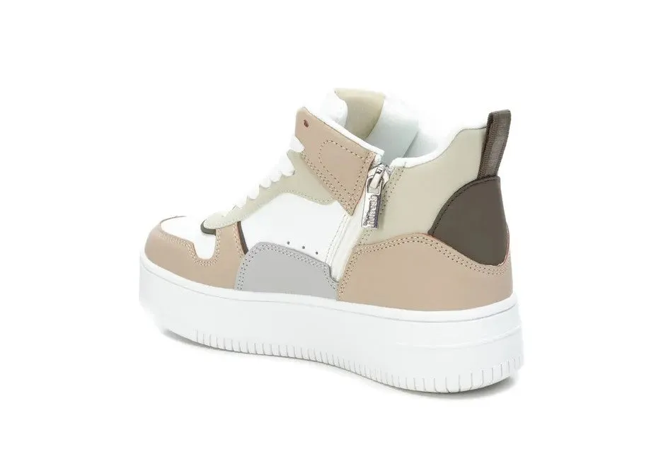 Refresh 170476 Womens Taupe Beige Multi Chunky High Top Trainer