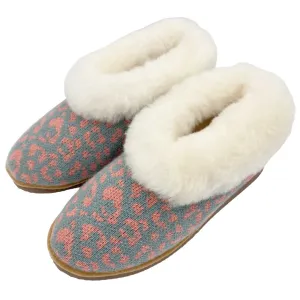 Sage & Pink Lambswool & Sheepskin Boot Slippers