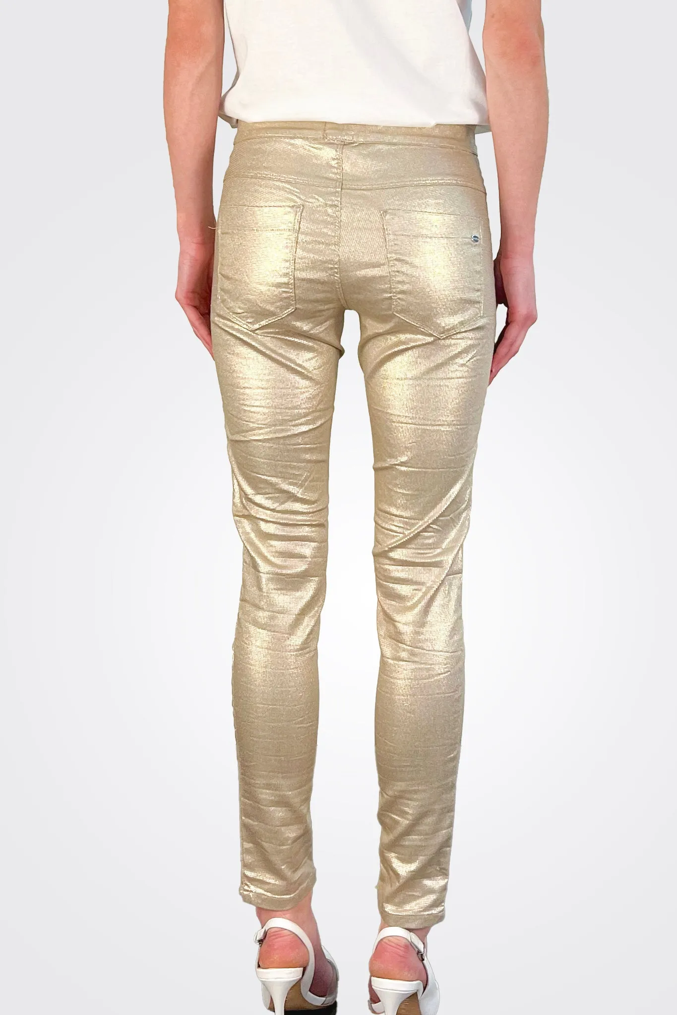 Shely Pants - Beige Gold