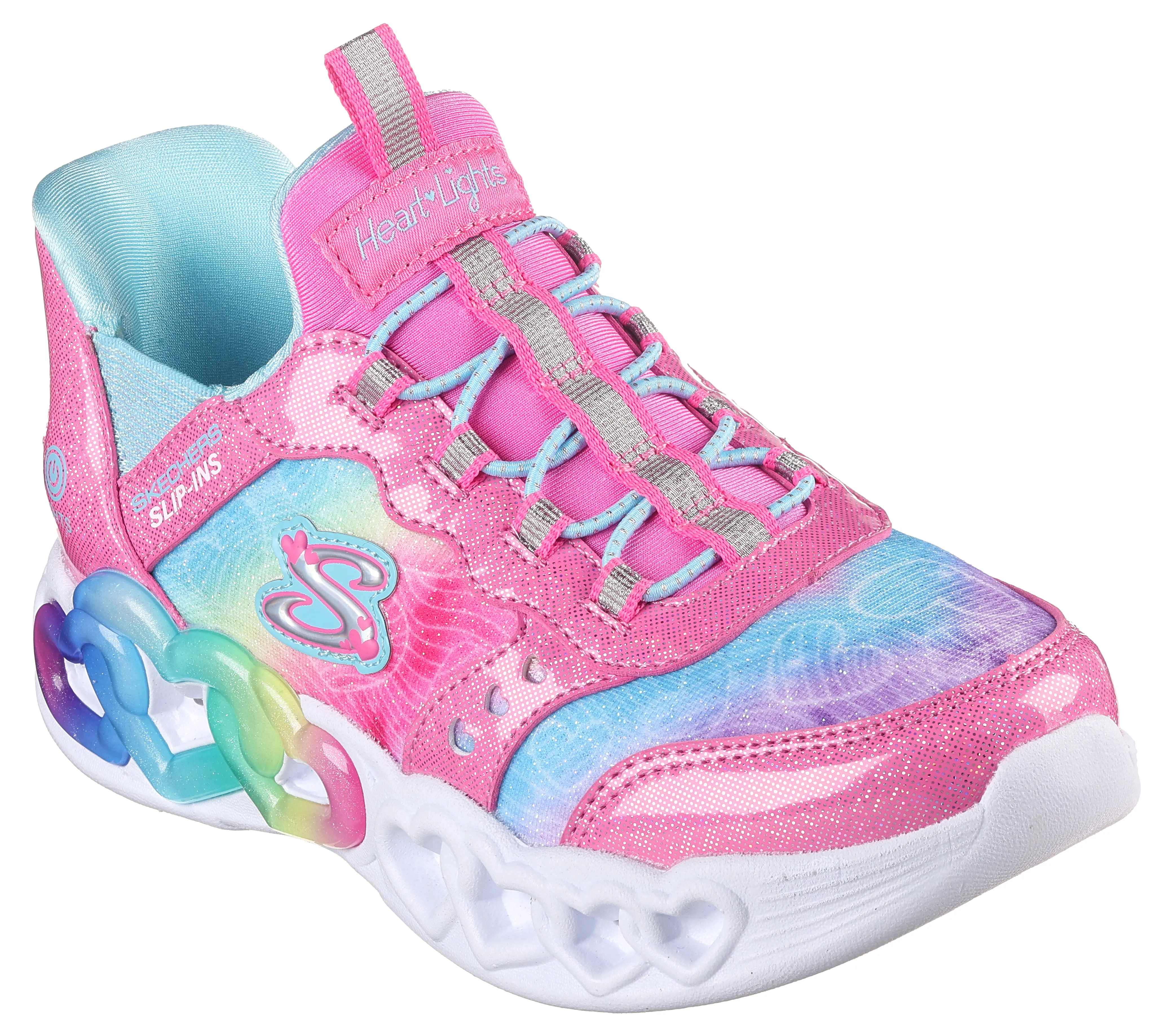 Skechers 303755L INFINITE HEART LIGHTS ETERNAL SHIMMER Pink / Multi