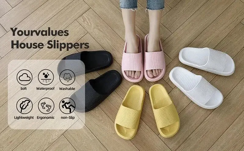 Slippers - Anti-Slip Cloud Cushion Slides