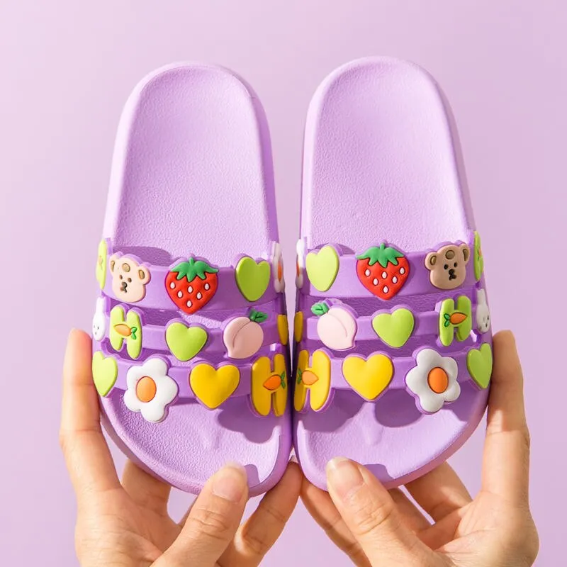 Summer Girl's Slippers with Soft Bottom