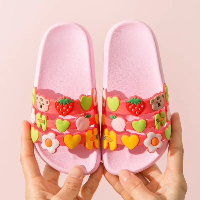 Summer Girl's Slippers with Soft Bottom