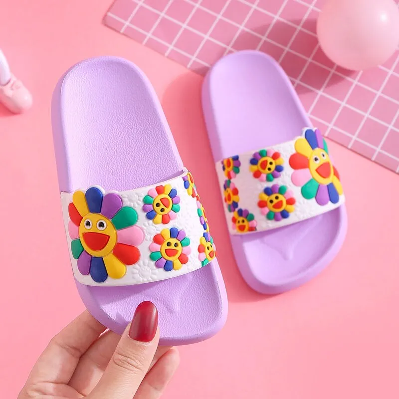 Summer Girl's Slippers with Soft Bottom