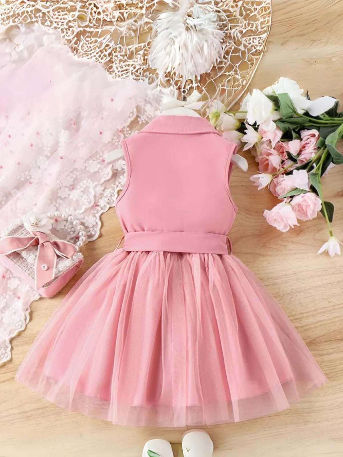 Summer Splendor Blazer Tutu Dress