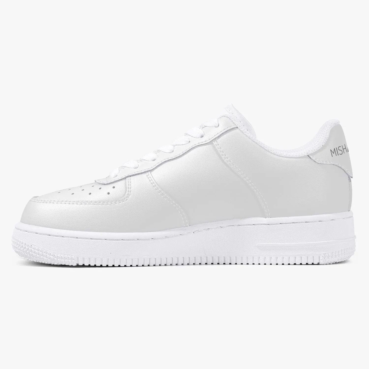 Top Leather Sports Men Sneakers - White