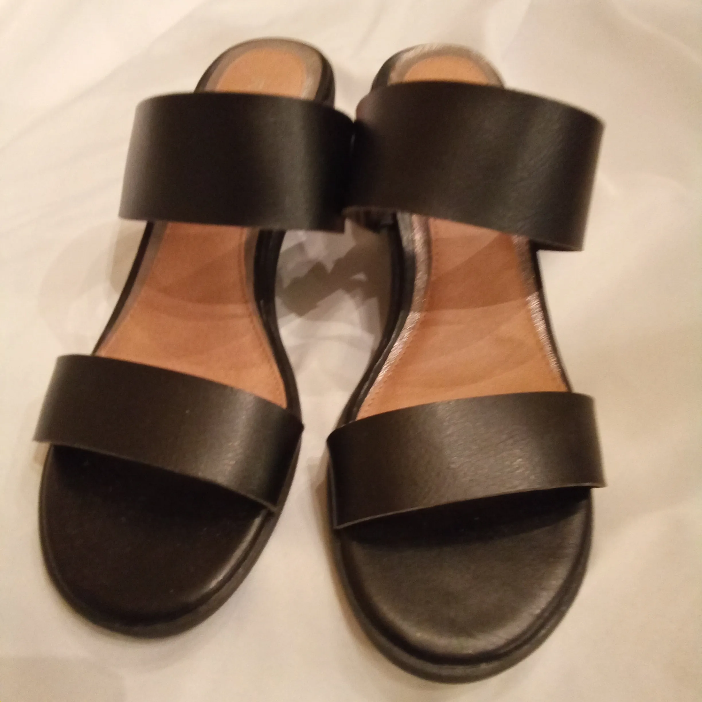 Two Strap Blocked Heel Sandal | Rampage Hatty