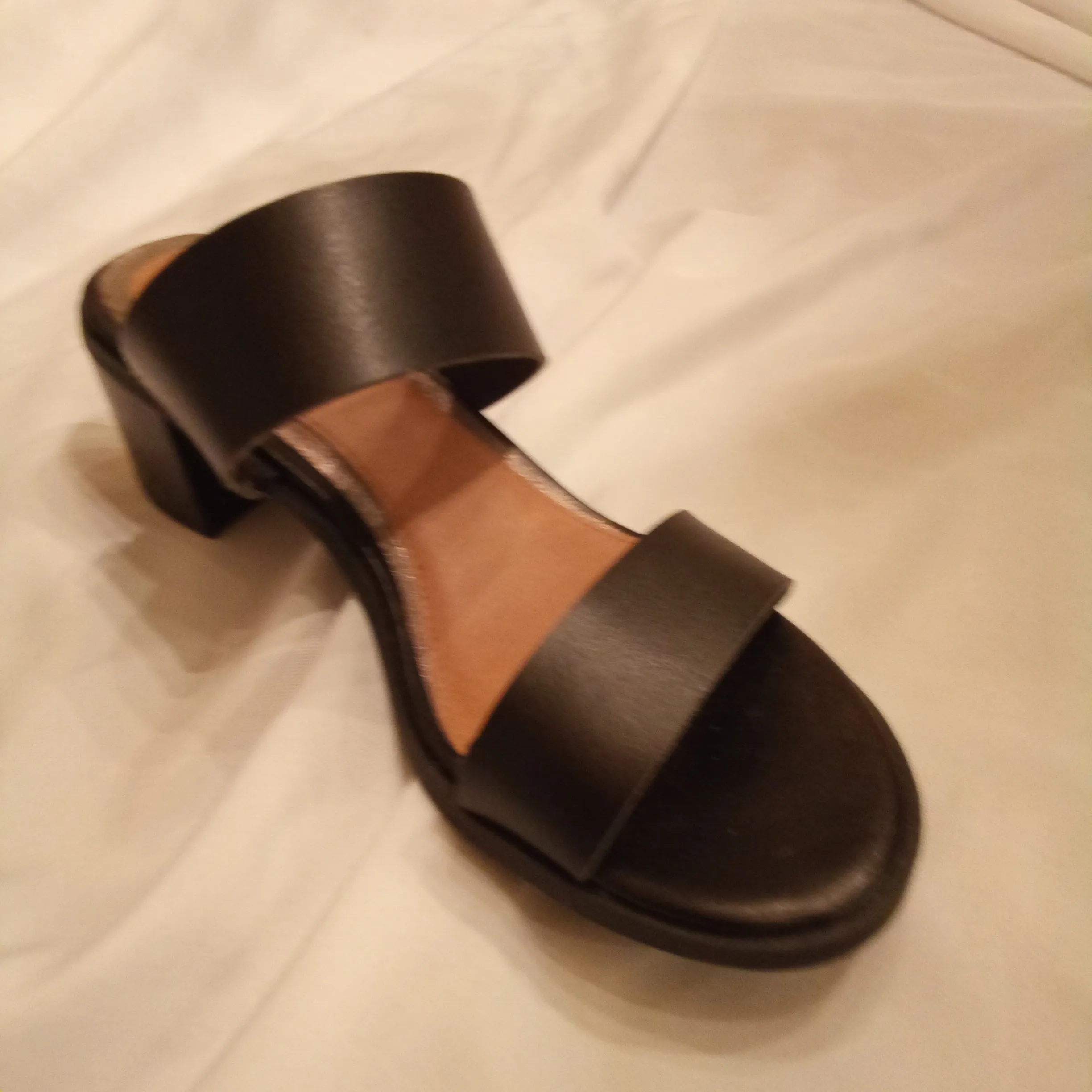 Two Strap Blocked Heel Sandal | Rampage Hatty