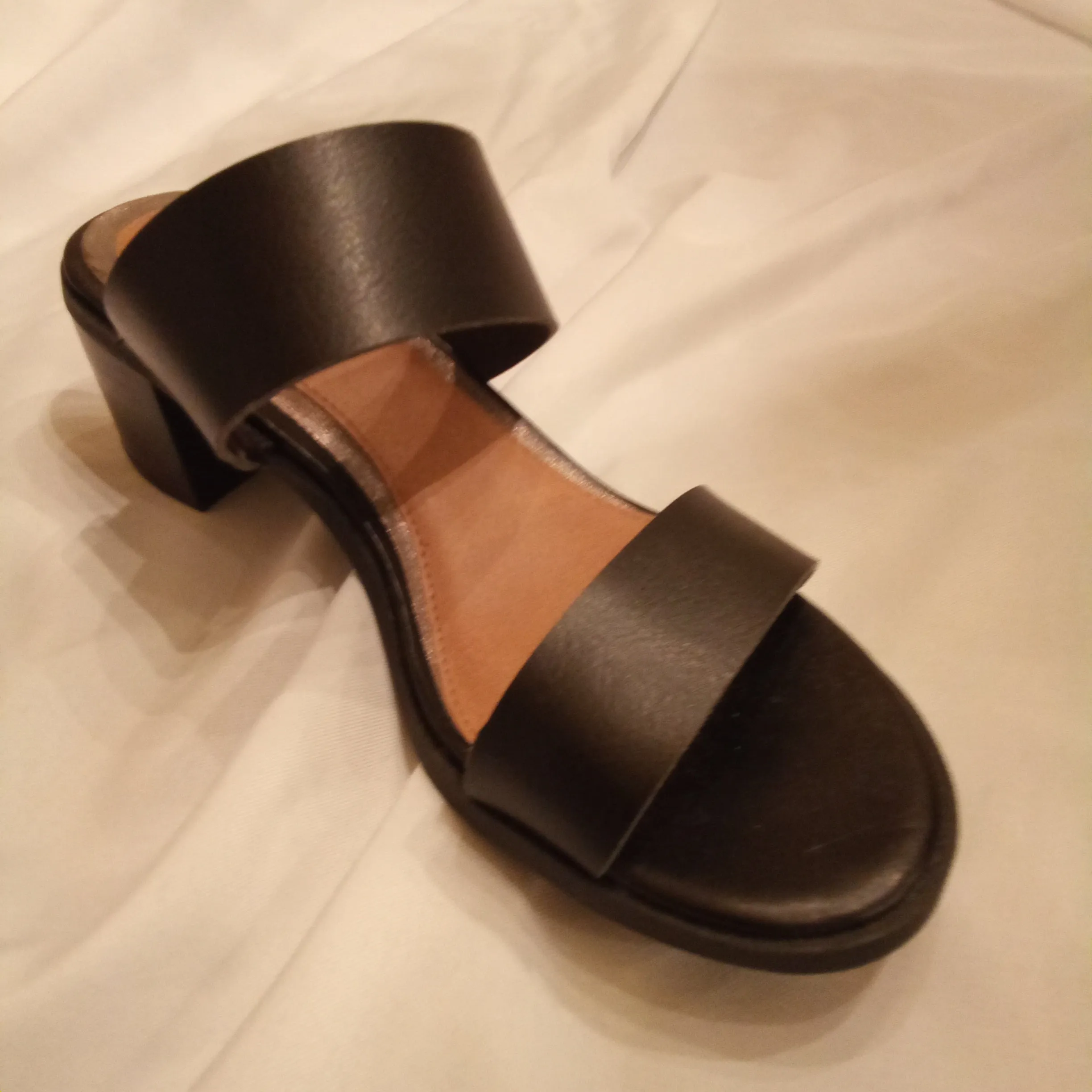 Two Strap Blocked Heel Sandal | Rampage Hatty