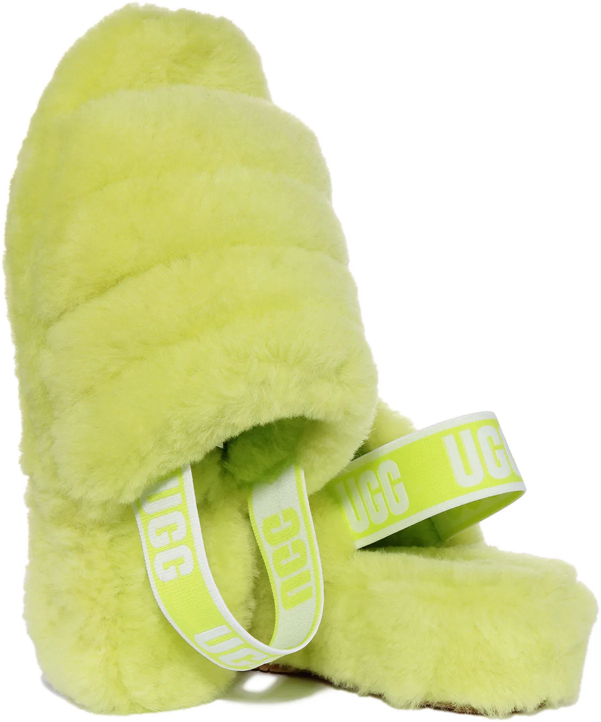 Ugg Australia Fluff Yeah Sli In Lime For Women