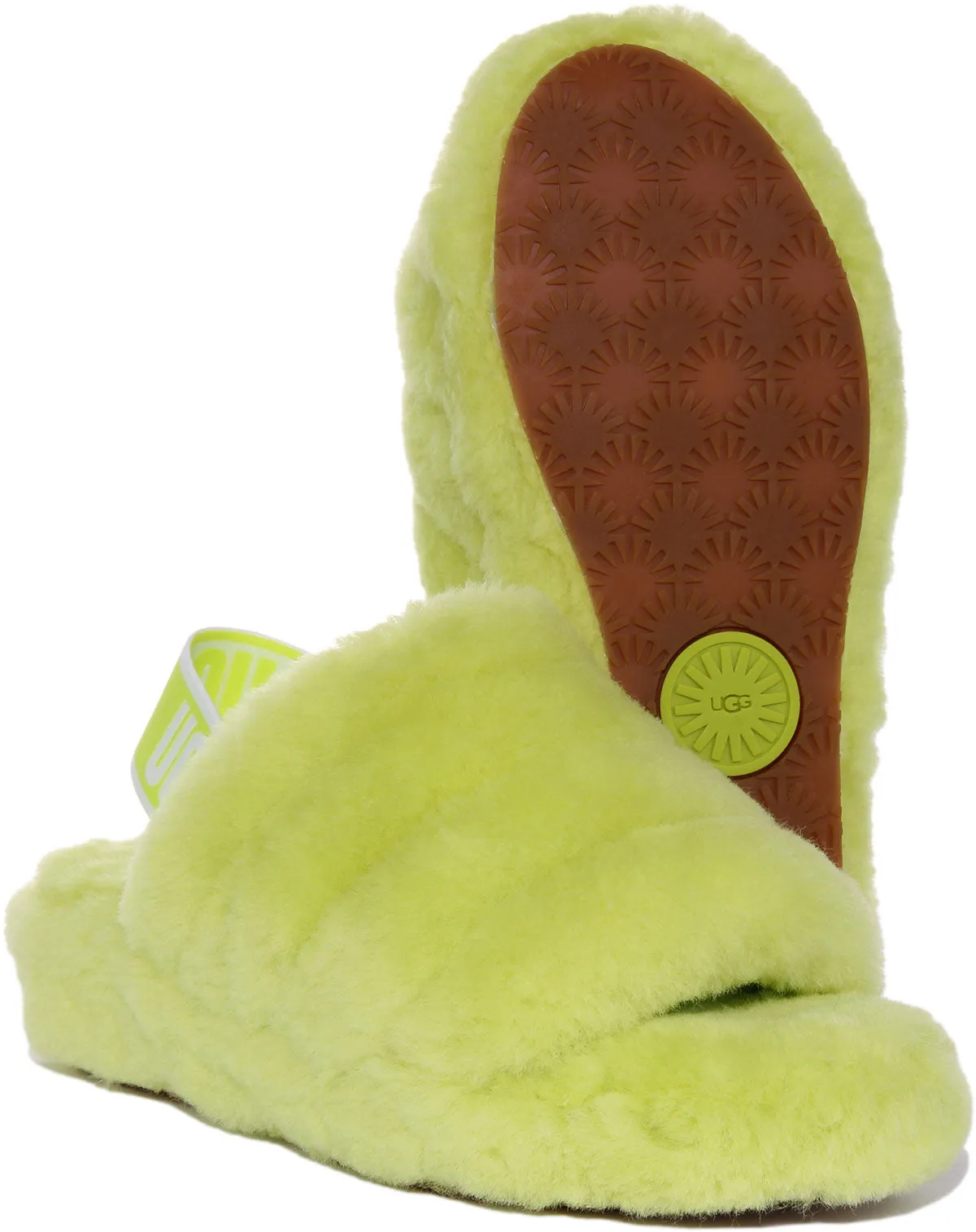 Ugg Australia Fluff Yeah Sli In Lime For Women