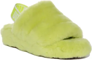 Ugg Australia Fluff Yeah Sli In Lime For Women