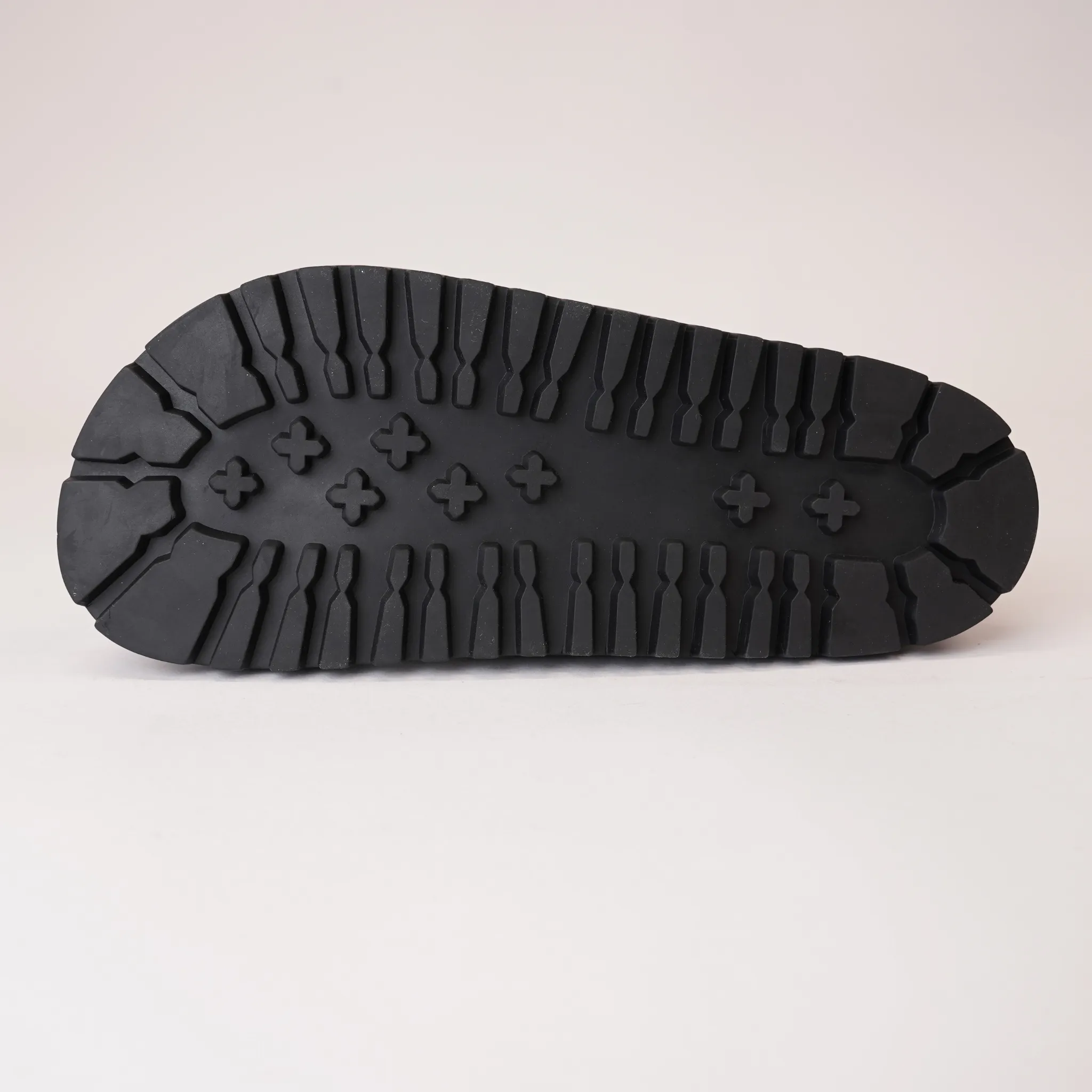 Ullana Black Leather Slides