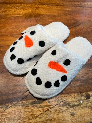 Ultra Soft Slippers in Snowman