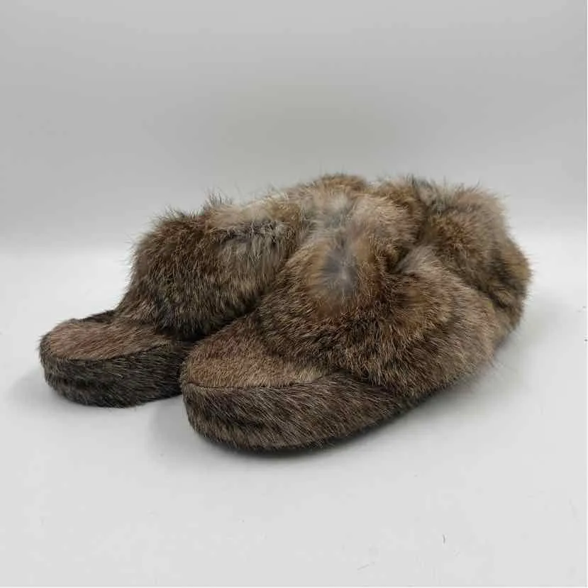 Unbranded Women's Tan Fur Slippers