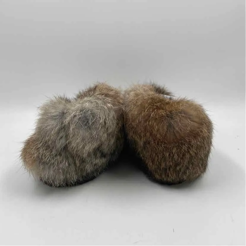 Unbranded Women's Tan Fur Slippers