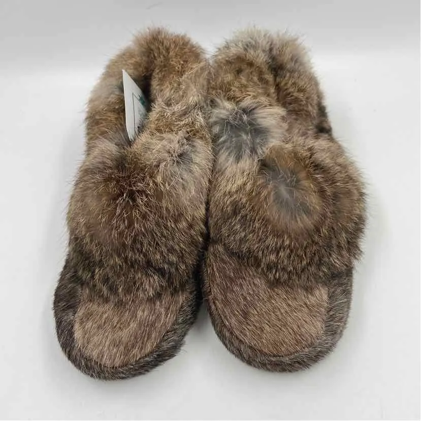 Unbranded Women's Tan Fur Slippers