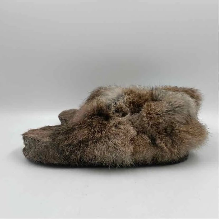 Unbranded Women's Tan Fur Slippers