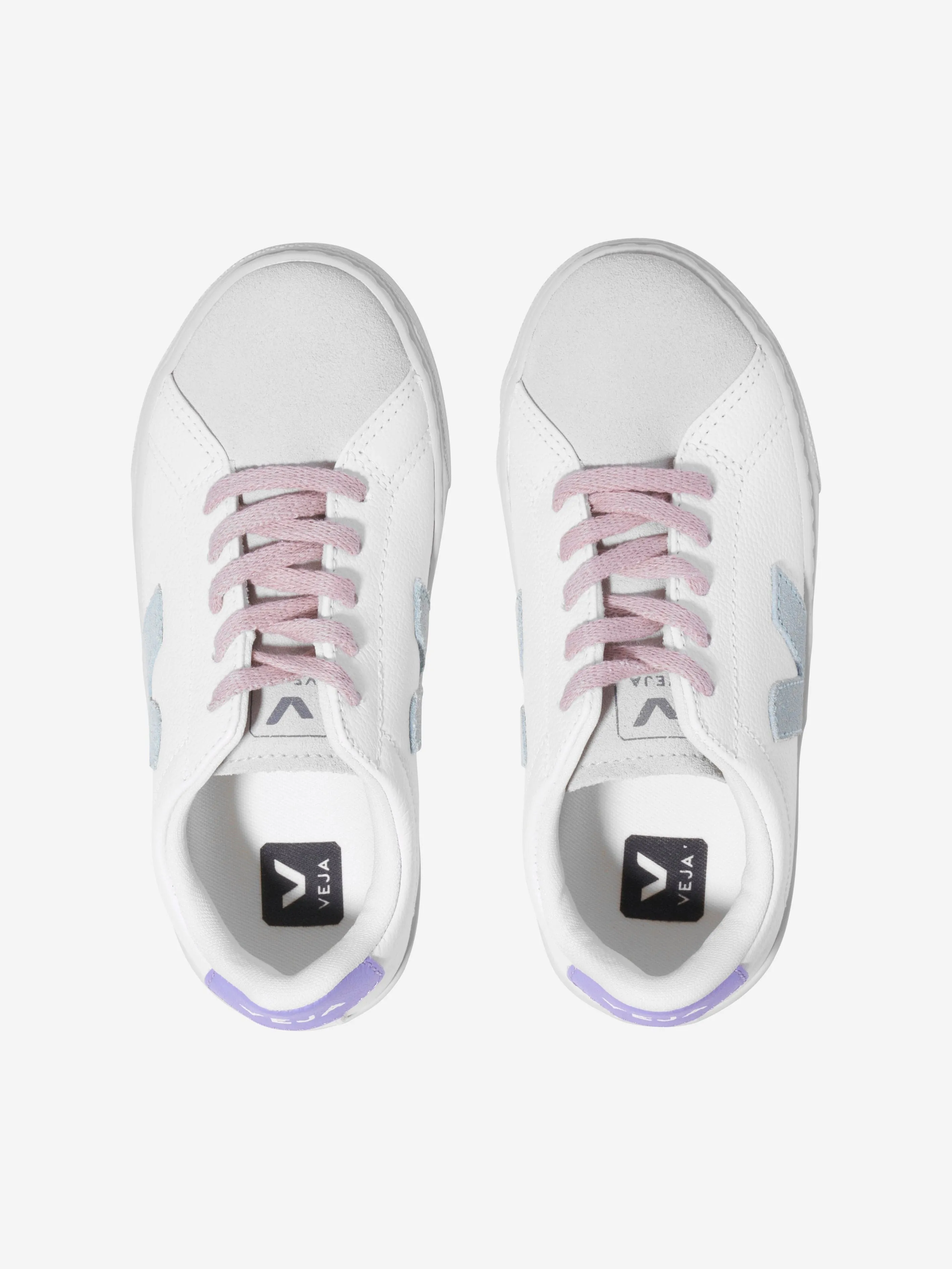 Veja Girls Small Esplar Lace Up Trainers in Multicolour