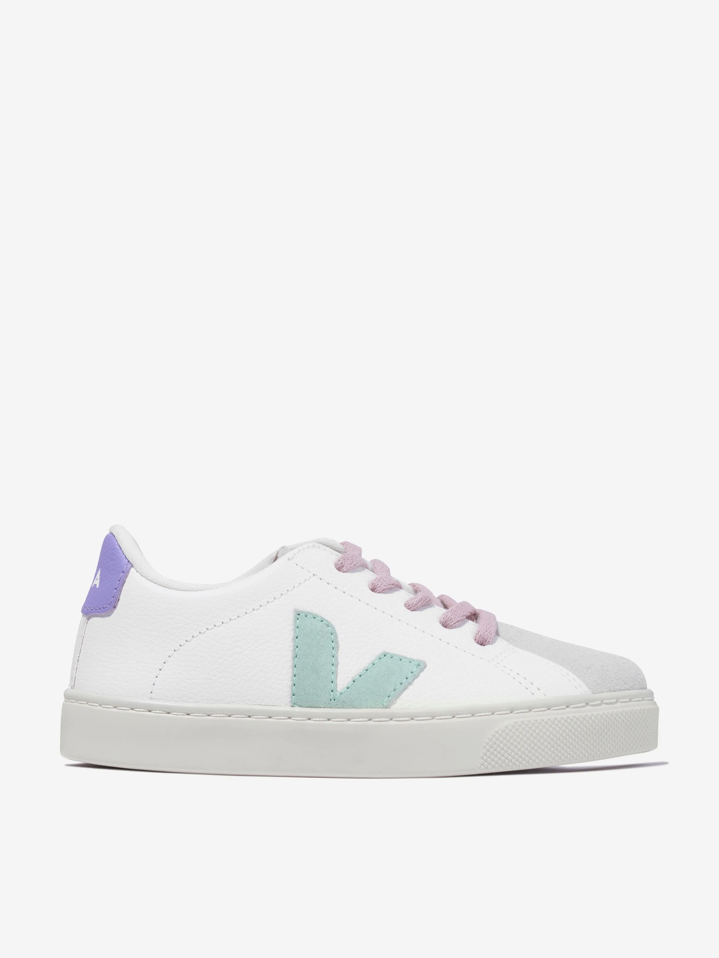 Veja Girls Small Esplar Lace Up Trainers in Multicolour