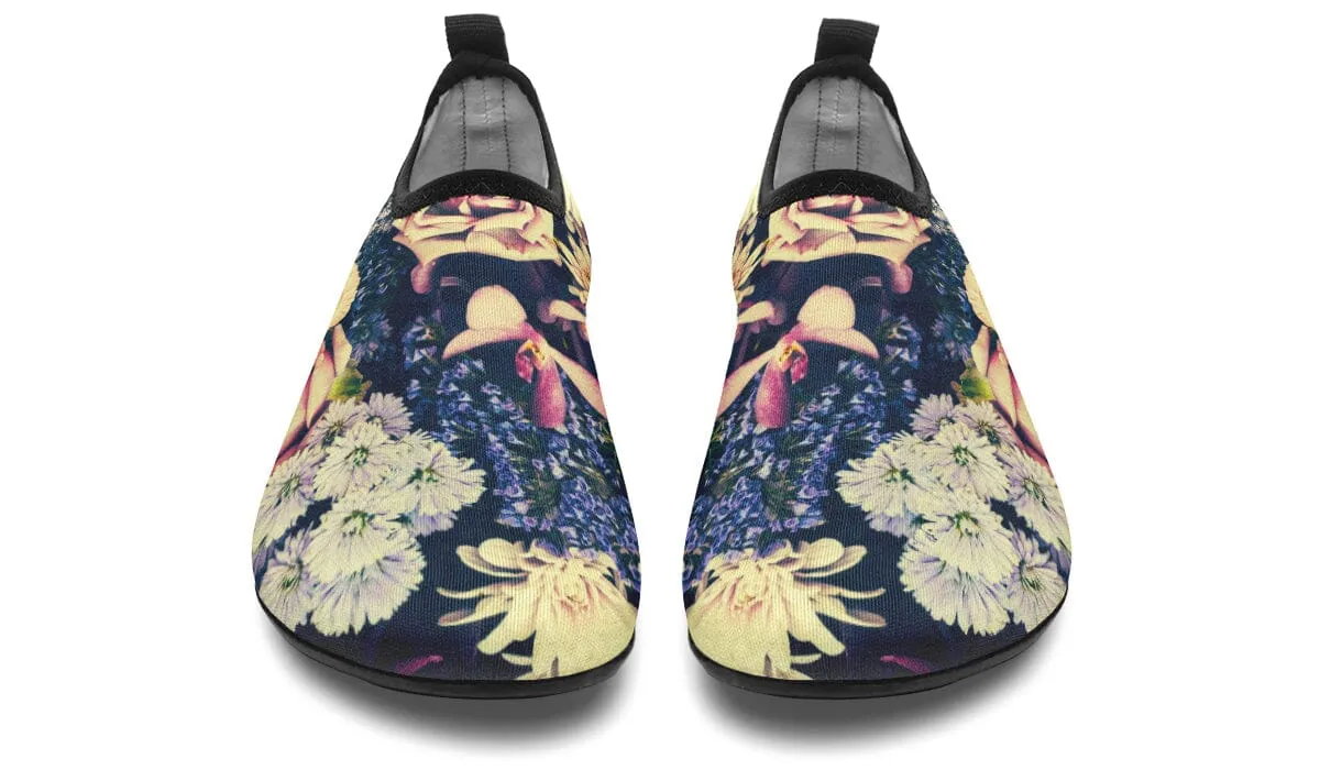 Vintage Flowers Barefoot Shoes