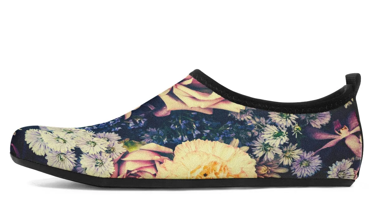 Vintage Flowers Barefoot Shoes