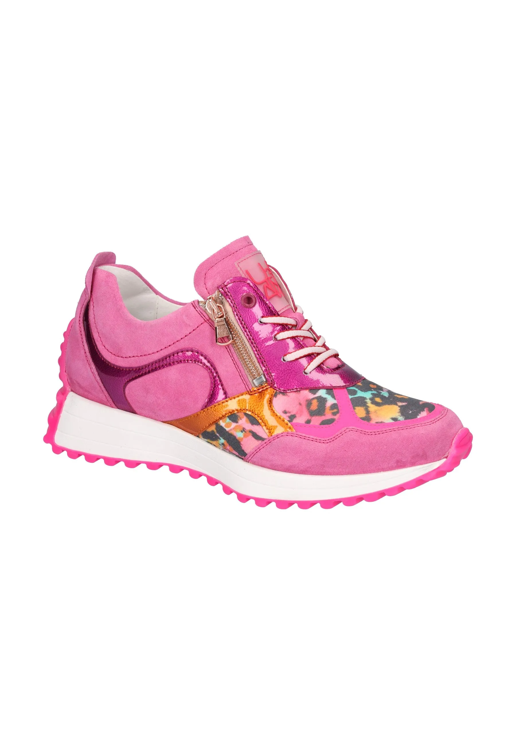 Waldlaufer Womens Trainer 797013 600 H-Pinky Pink Multi