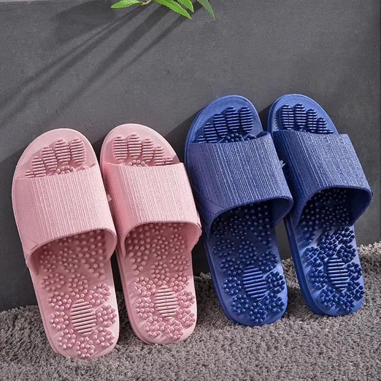 Women massage home bathroom 
flat slide comfortable sandals