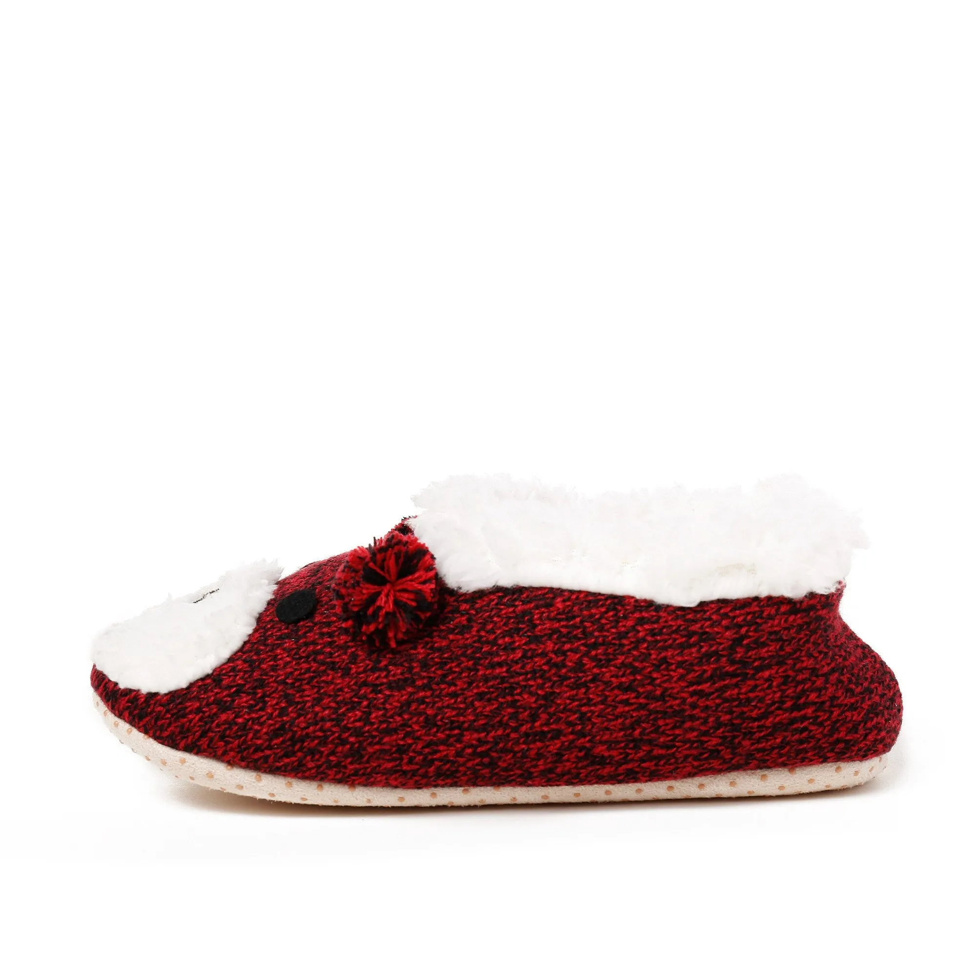 Women's Beary Cute Ballet Slipper with Shearling Lining