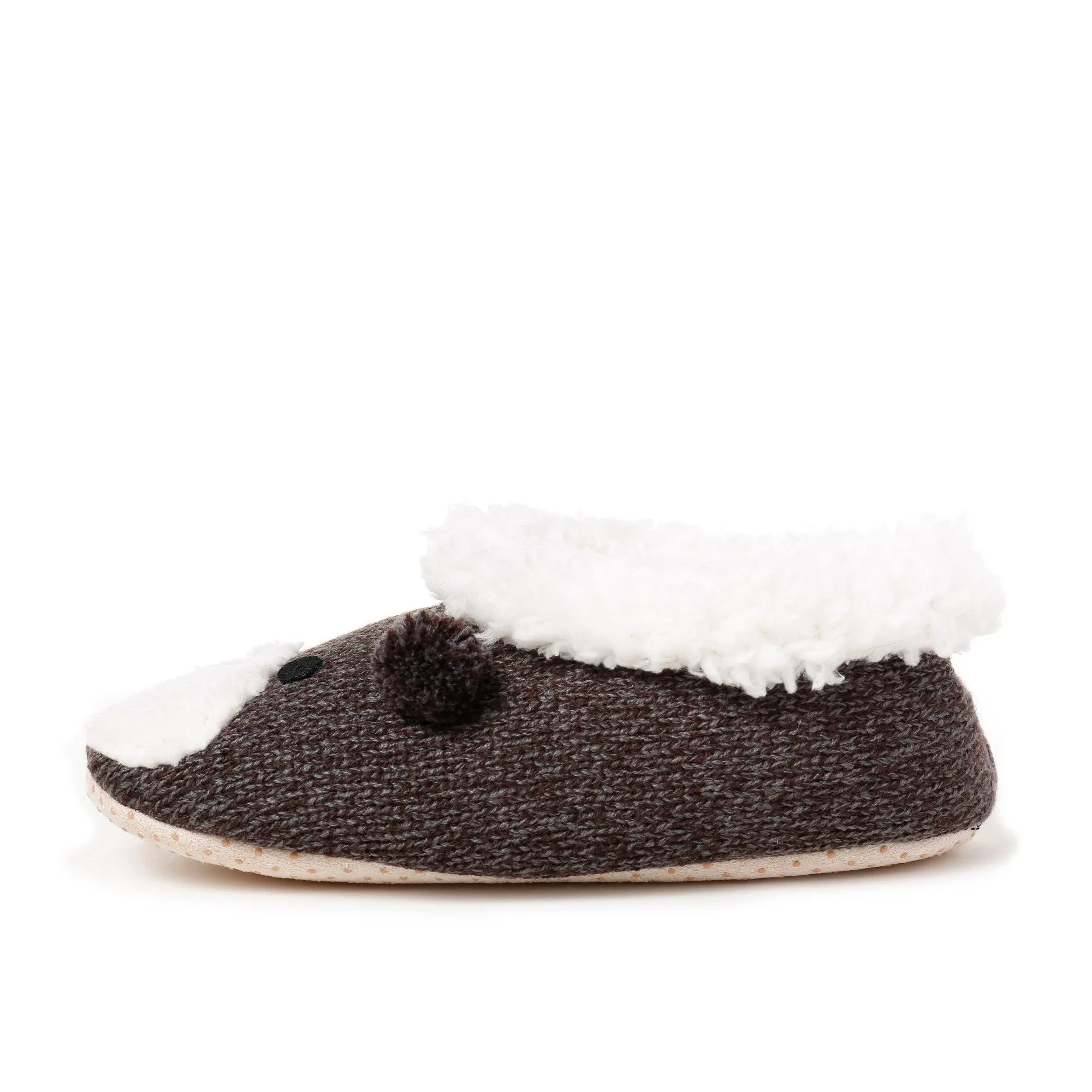 Women's Beary Cute Ballet Slipper with Shearling Lining